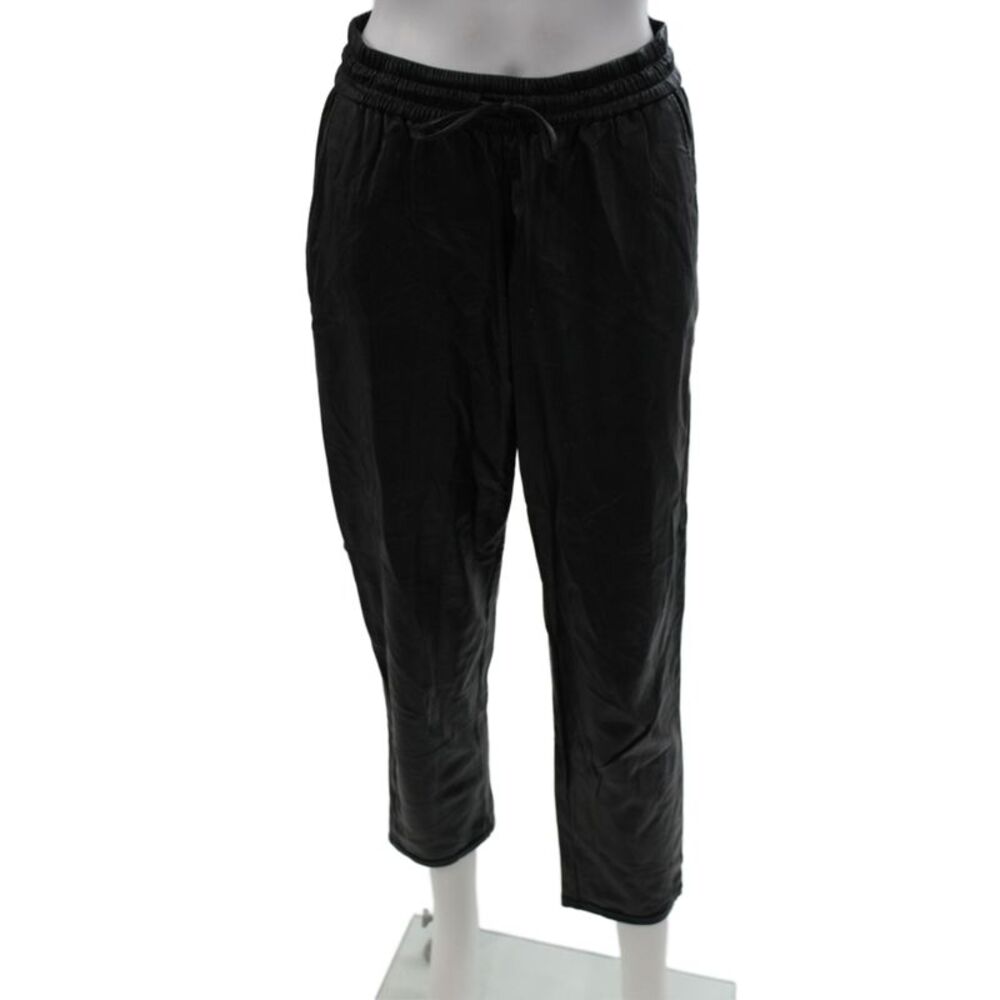 Wilfred Free Womens Black Jogger Pants Drawstring Polyurethane Size S